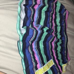 Lined colorful skirt